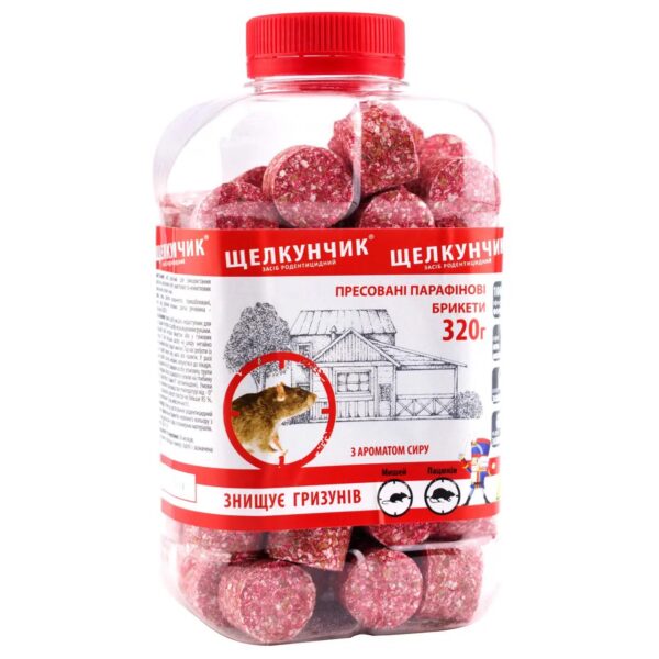 Брікет Щелкунчик банка 320г Червоний сир