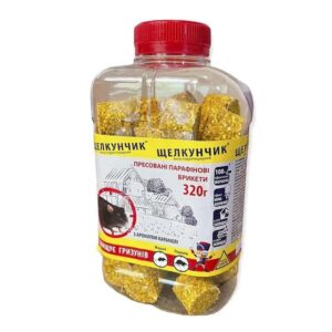 Брікет Щелкунчик Жовтий банка 320г карамель