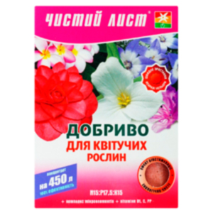 Чистий лист для квітучих 300г