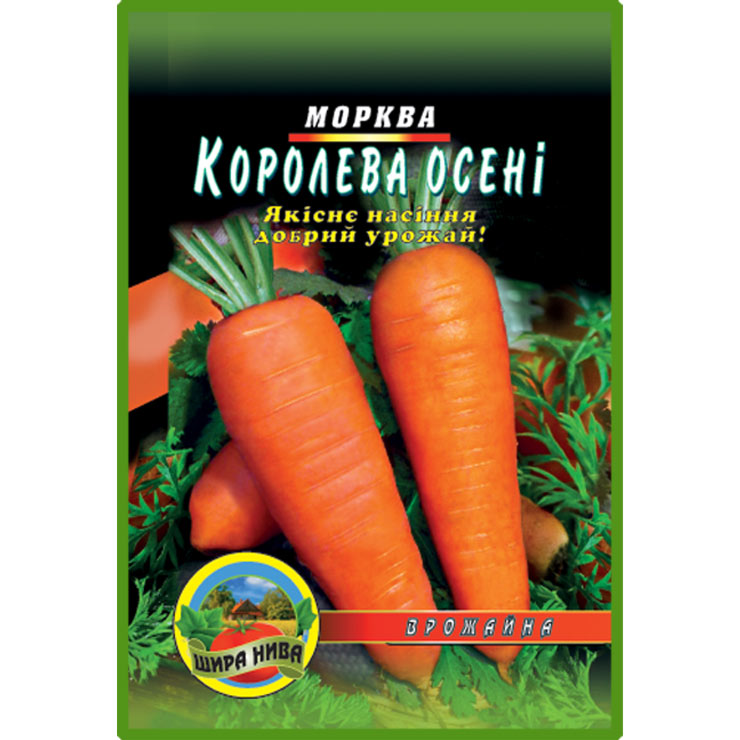 Морква Королева Осені пакет 5000 насінин
