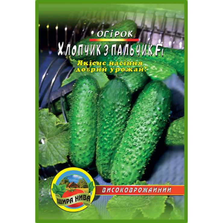 Огірок Хлопчик з пальчик пакет 30 насінин