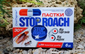 Пастки від тарганів та мурах стоп тарган stop roach 6 пасток